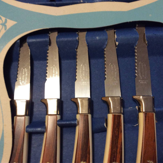 Sheffield England Cutlery Set Stainless / Stainless / Vintage 1970s