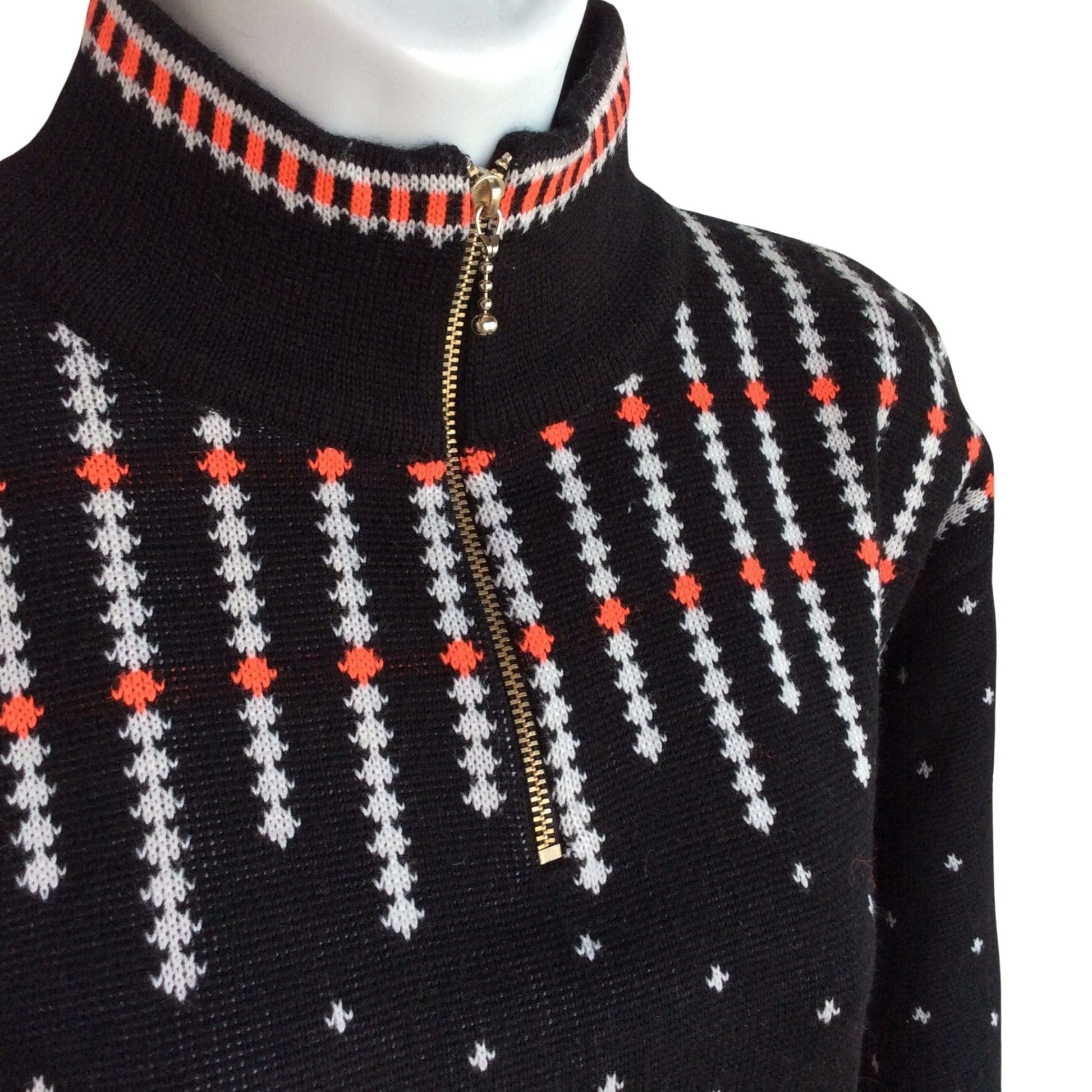 Vintage Ski Sweater Small / Multi / Vintage 1980s