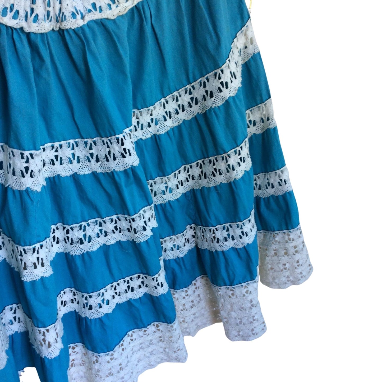 Vintage Square Dance Outfit Small / Blue / Vintage 1950s