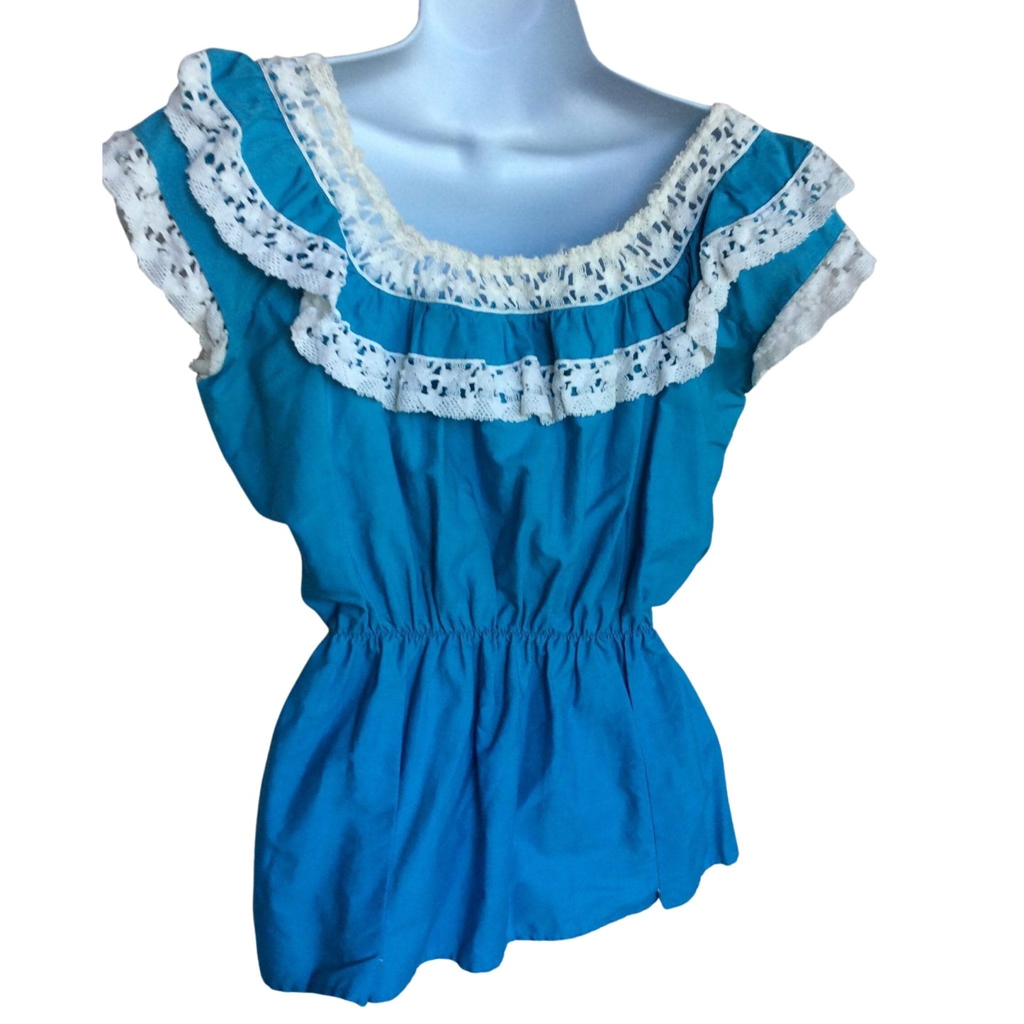 Vintage Square Dance Outfit Small / Blue / Vintage 1950s