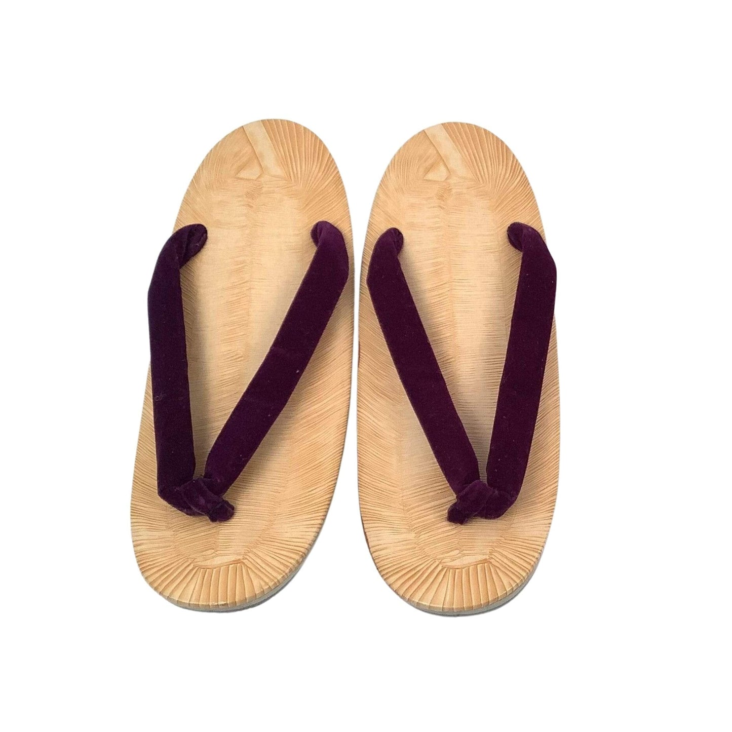 Vintage Tabi Zori Sandals 6.5 / Purple / Vintage 1980s