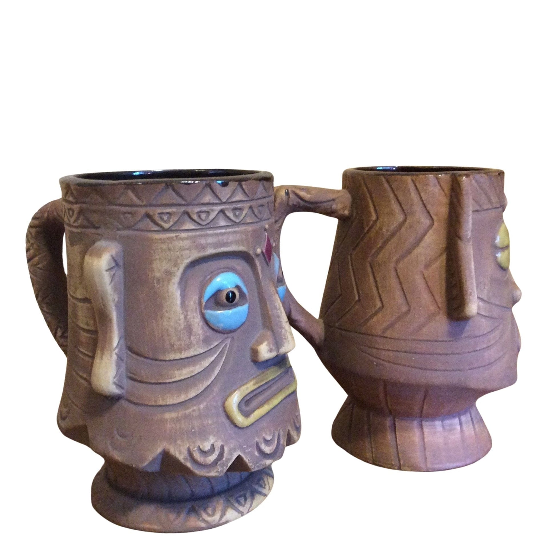 Vintage Tiki Mugs Multi / Ceramic / Vintage 1950s