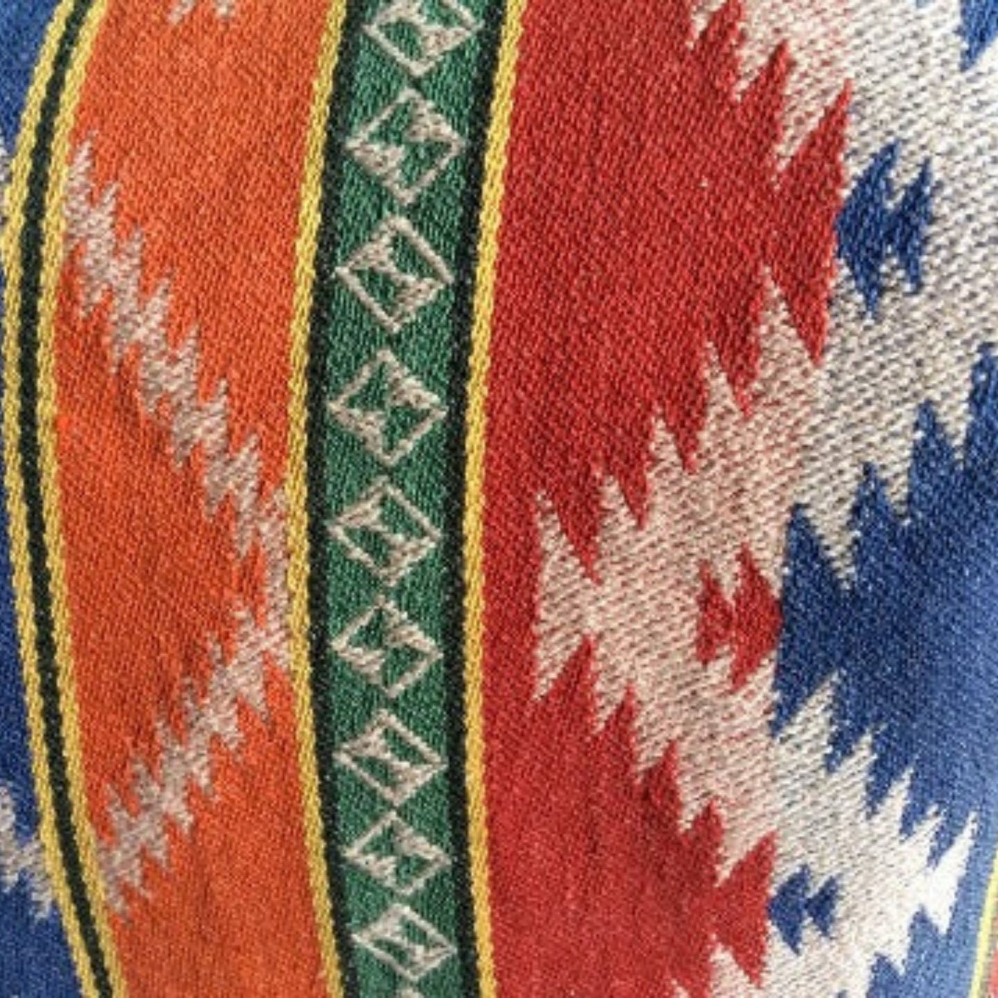 Vintage Western Blanket Multi / Cotton / Vintage 1960s