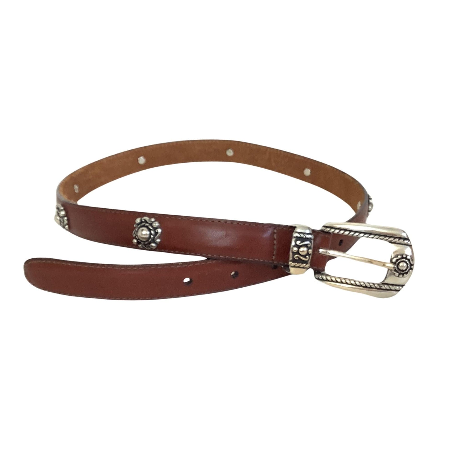 Western Brighton Brown Belt Extra Small / Brown / Western