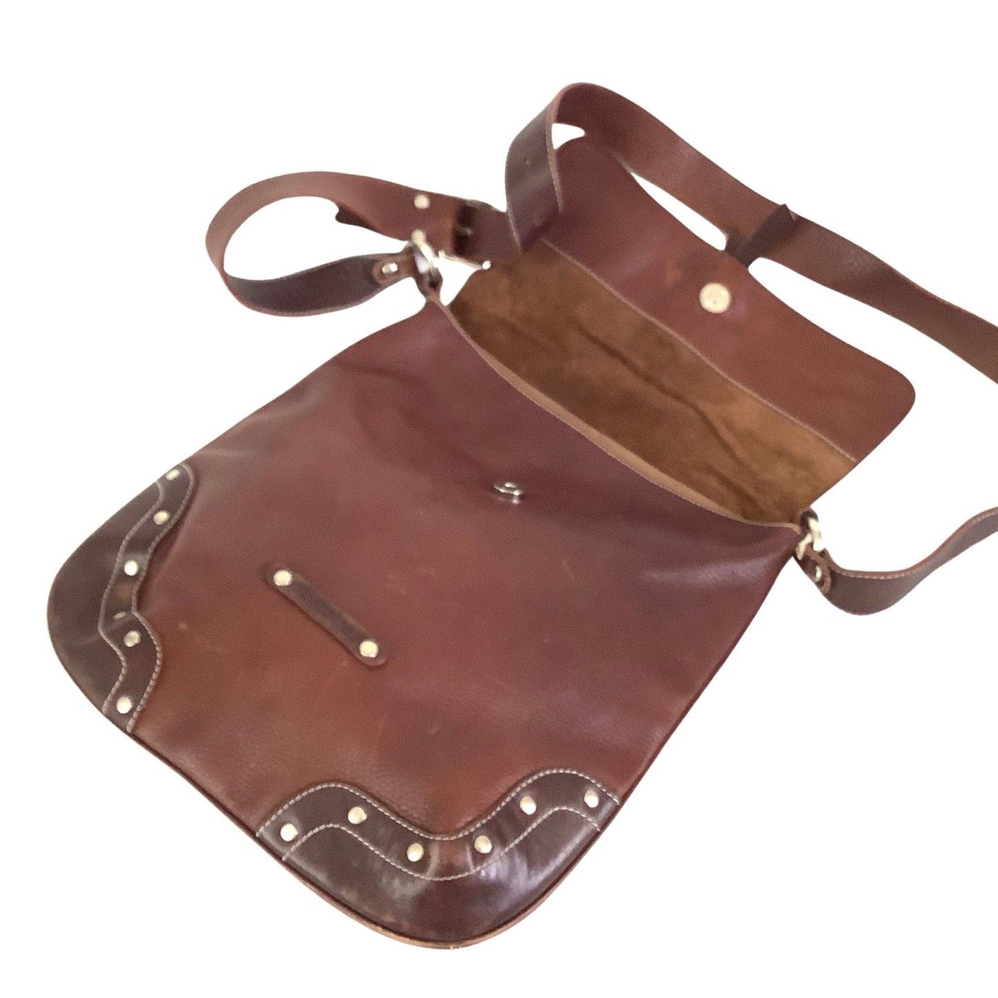 Western Leather Bag Brown / Leather / Y2K - Now