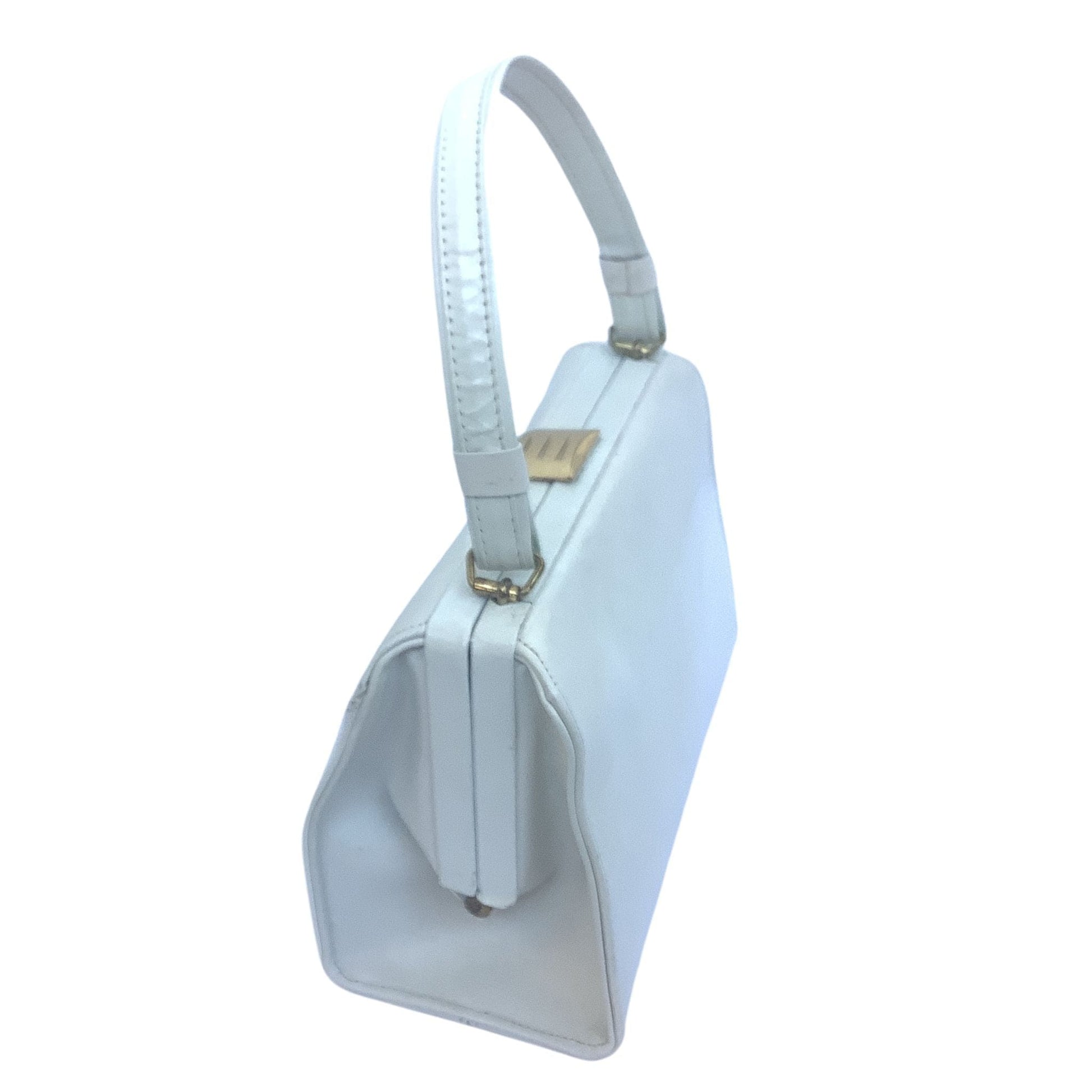 White Leather Purse