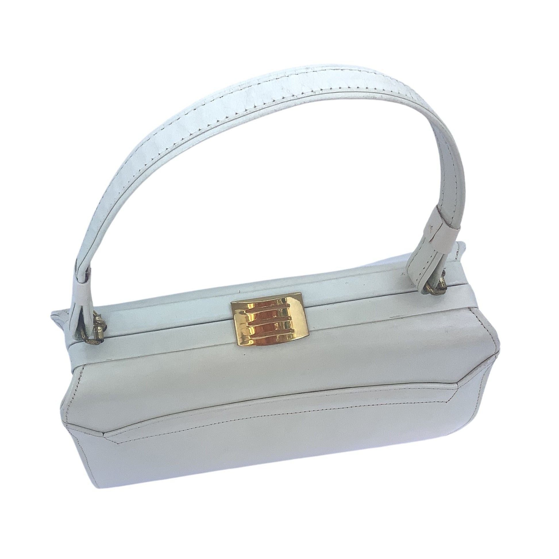 White Leather Purse