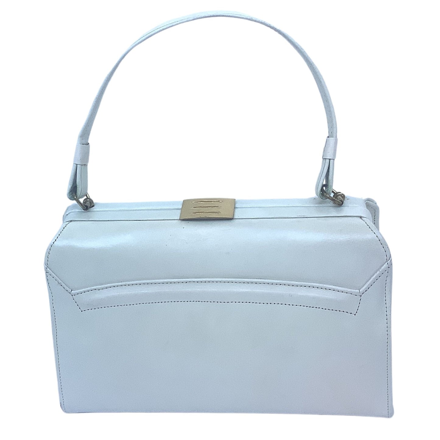 White Leather Purse