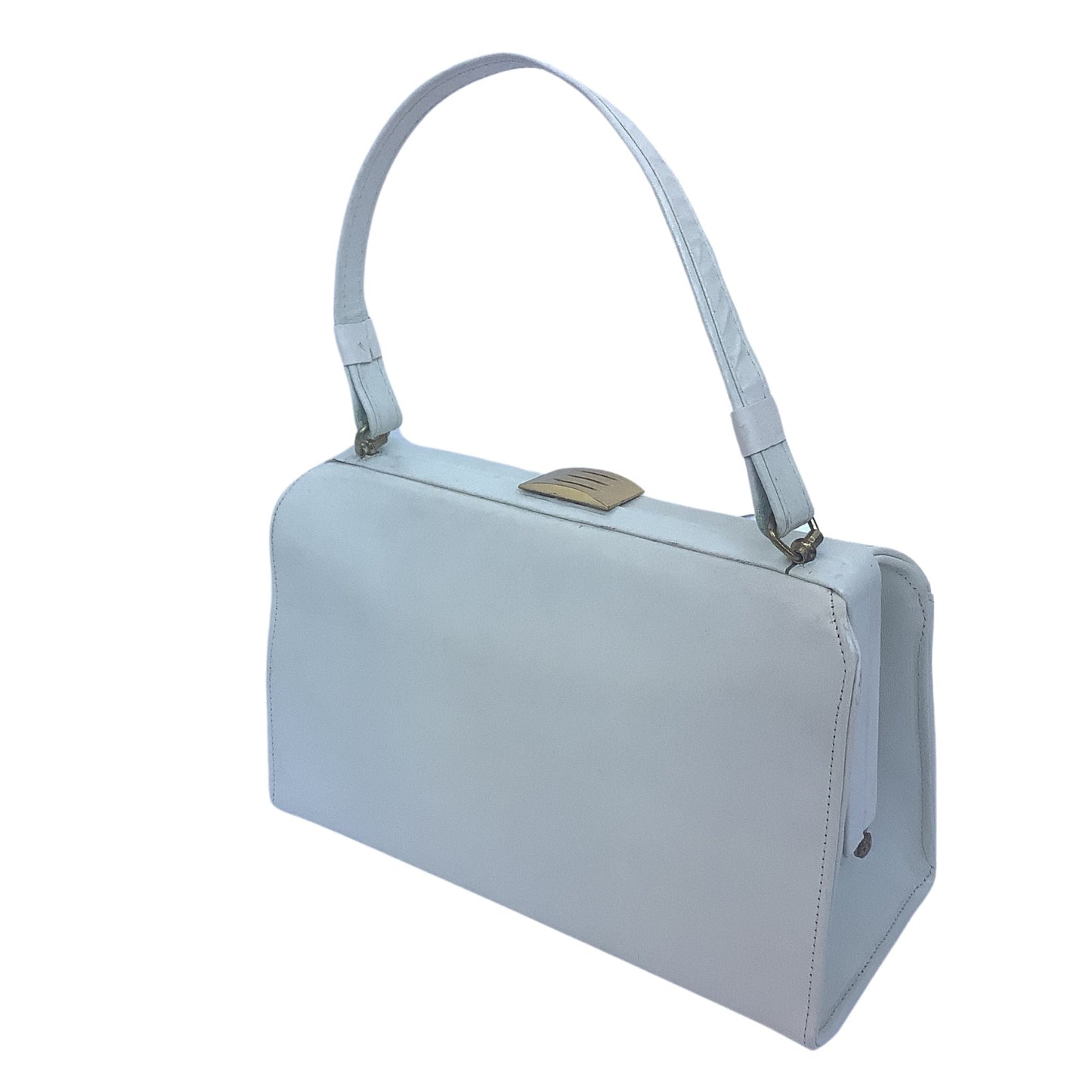 White Leather Purse