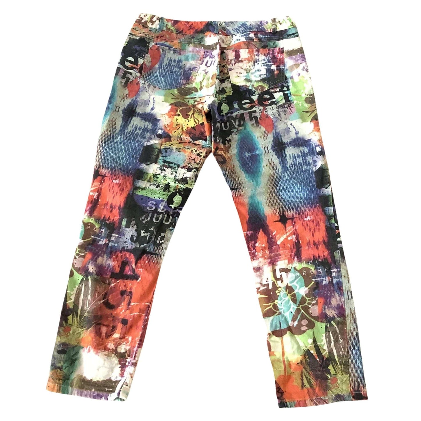 Woman Graffiti Jeans Small / Multi / Y2K - Now