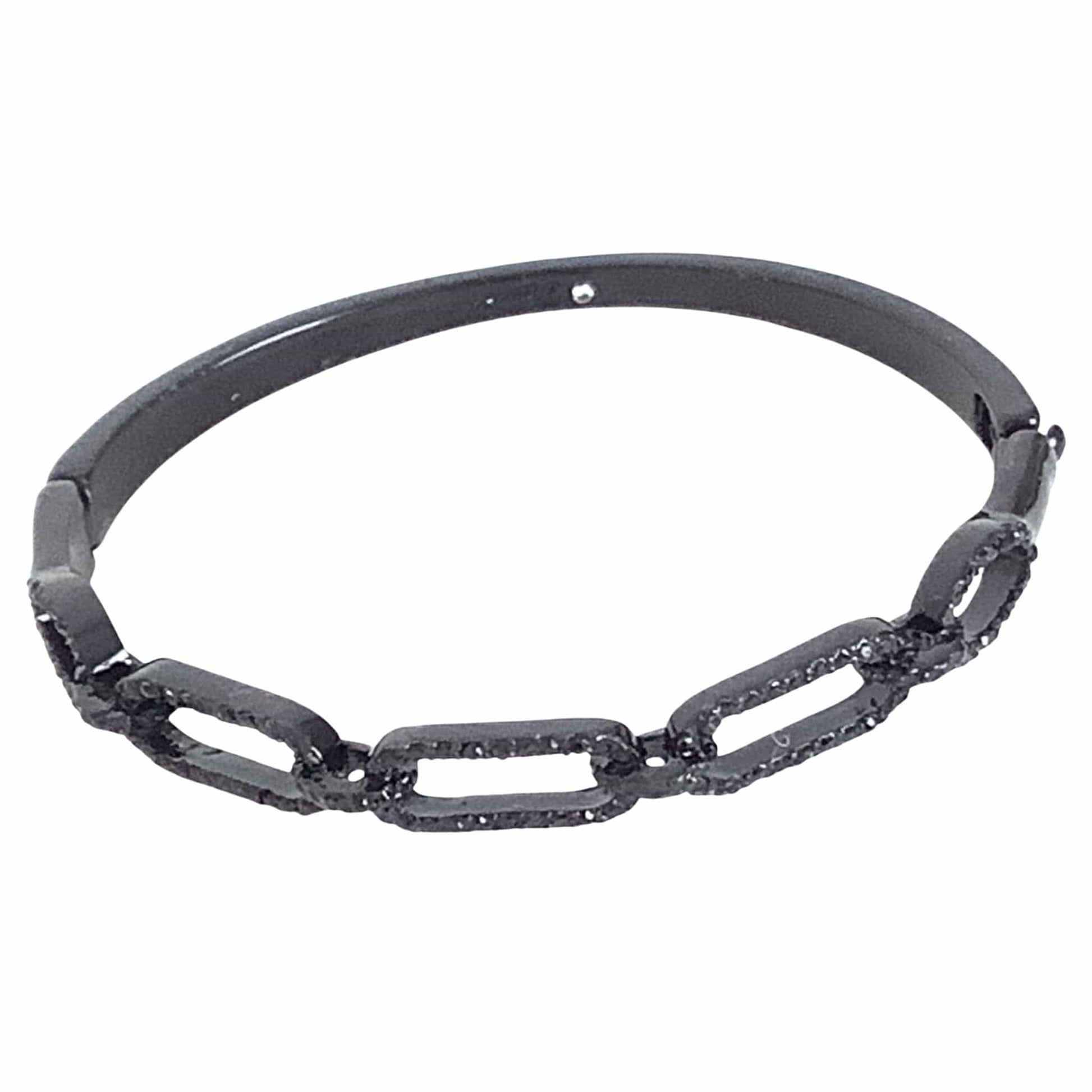 Y2K Black Bracelet Black / Metal / Y2K - Now