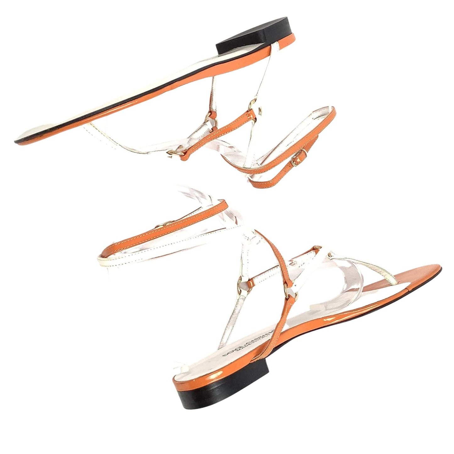 Y2K Dolce Gabbana Sandals 7 / Orange / Y2K - Now