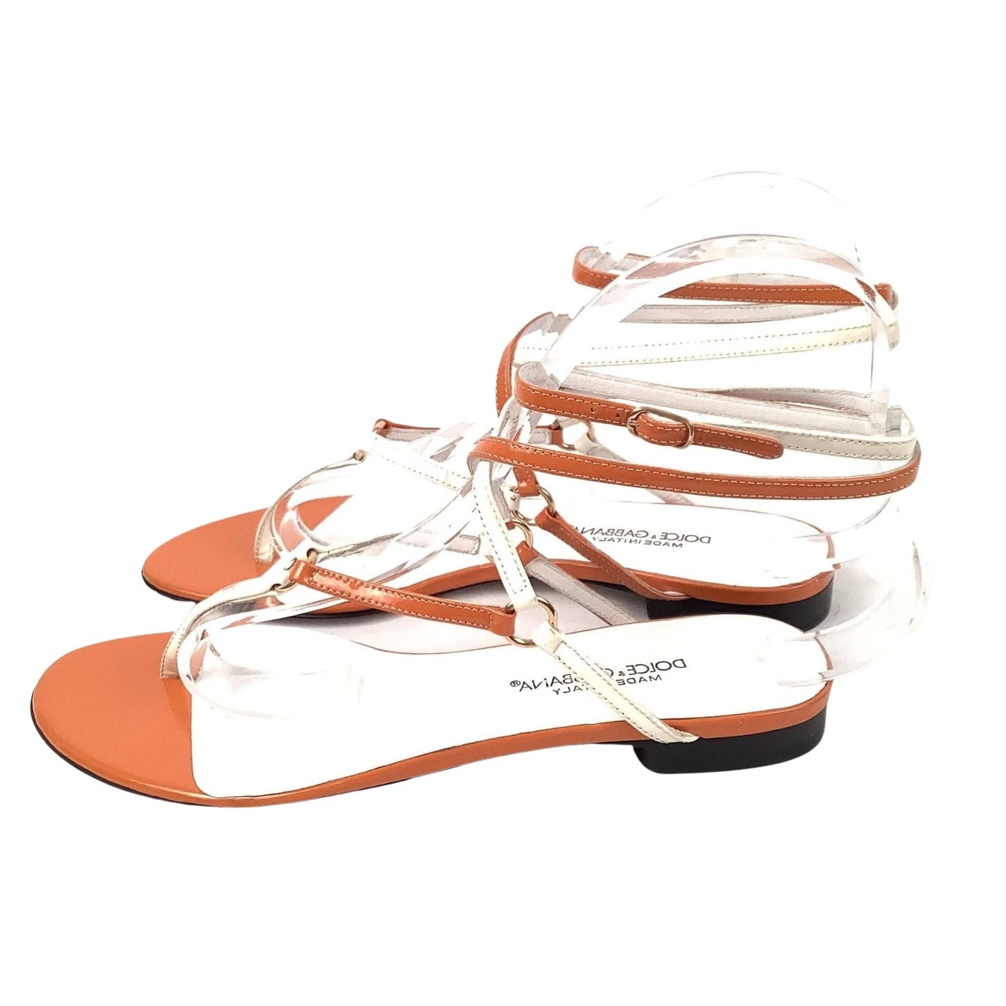 Y2K Dolce Gabbana Sandals 7 / Orange / Y2K - Now