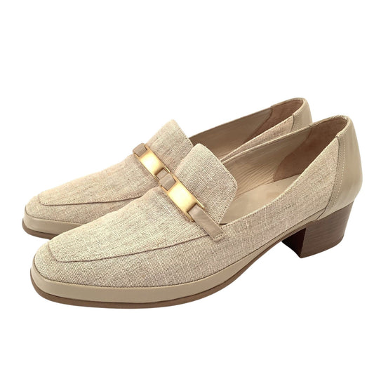 Y2K Fine Linen Loafers 7 / Beige / Y2K - Now