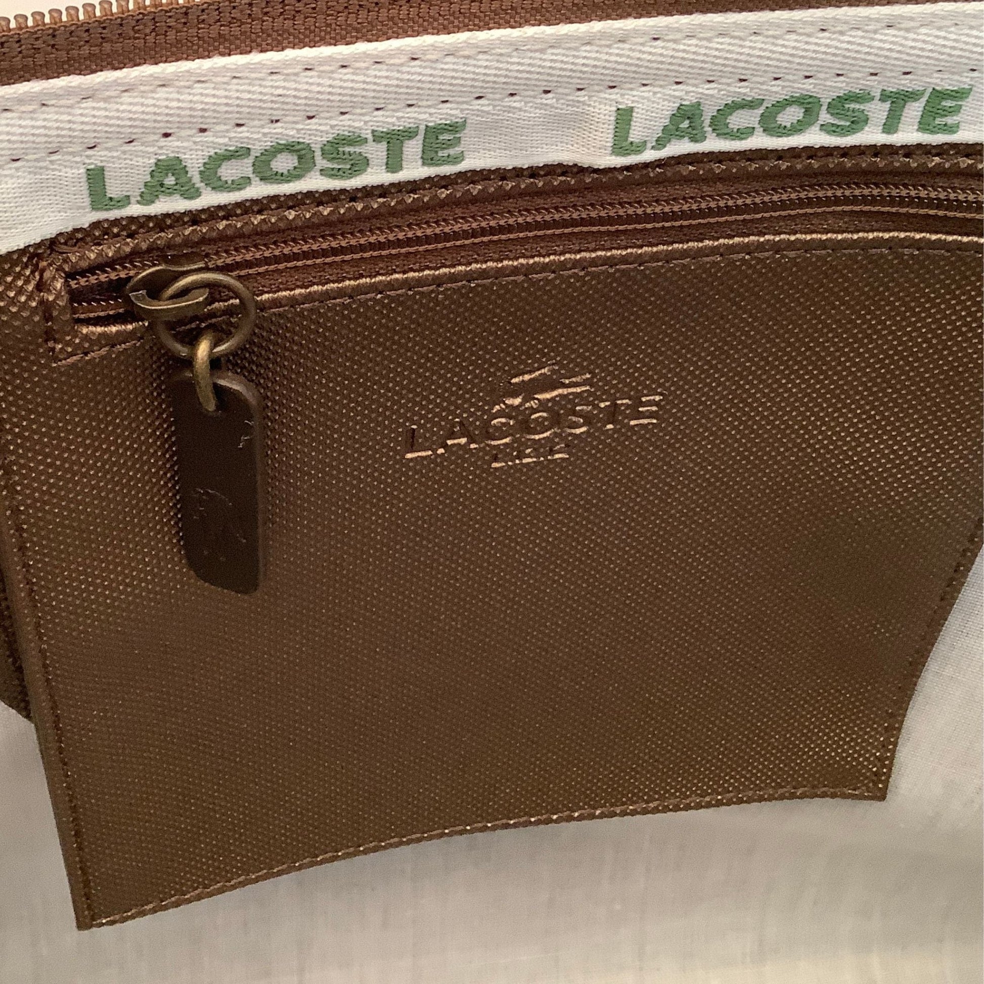 Y2K Lacoste Tote Bag Brown / Man Made / Y2K - Now