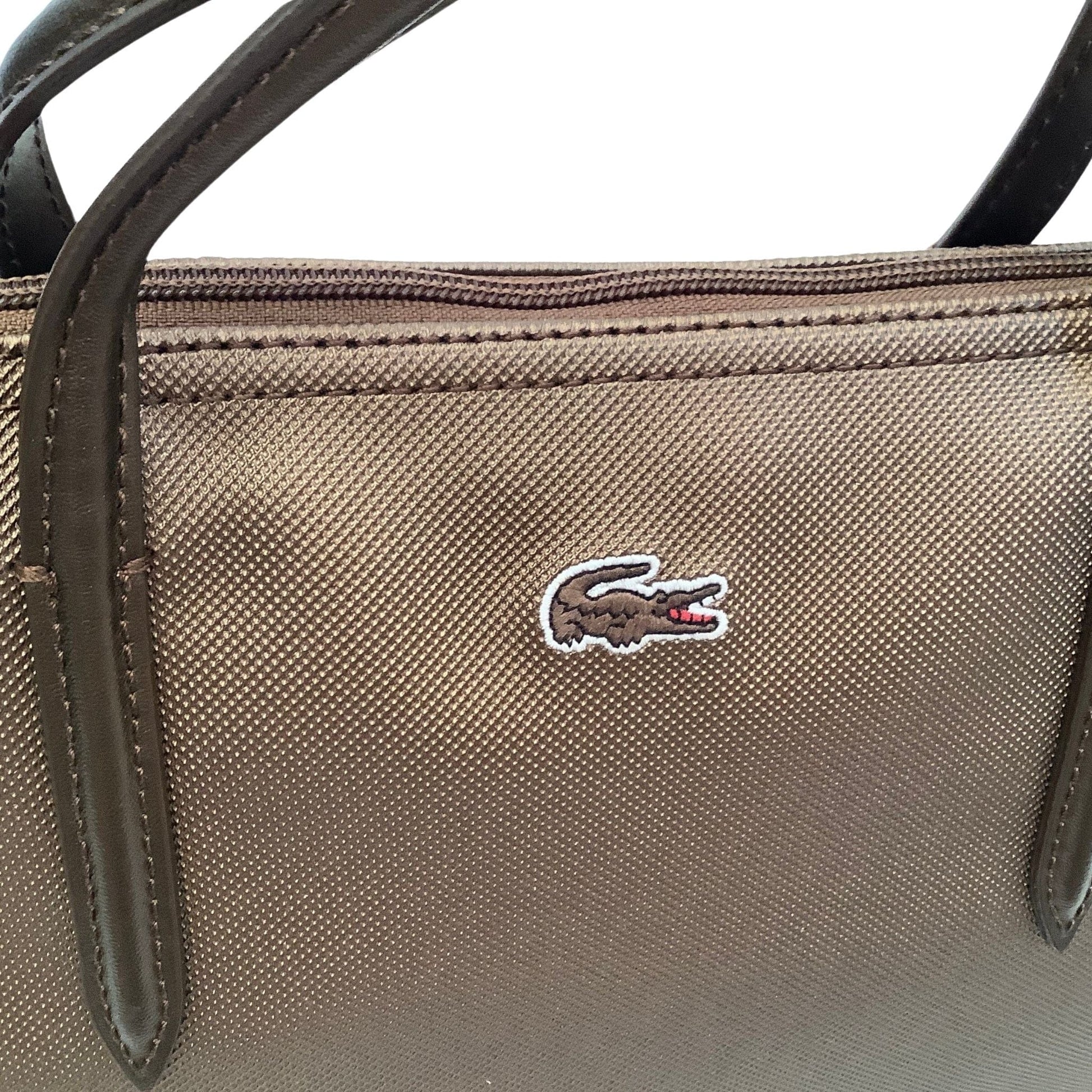 Y2K Lacoste Tote Bag Brown / Man Made / Y2K - Now