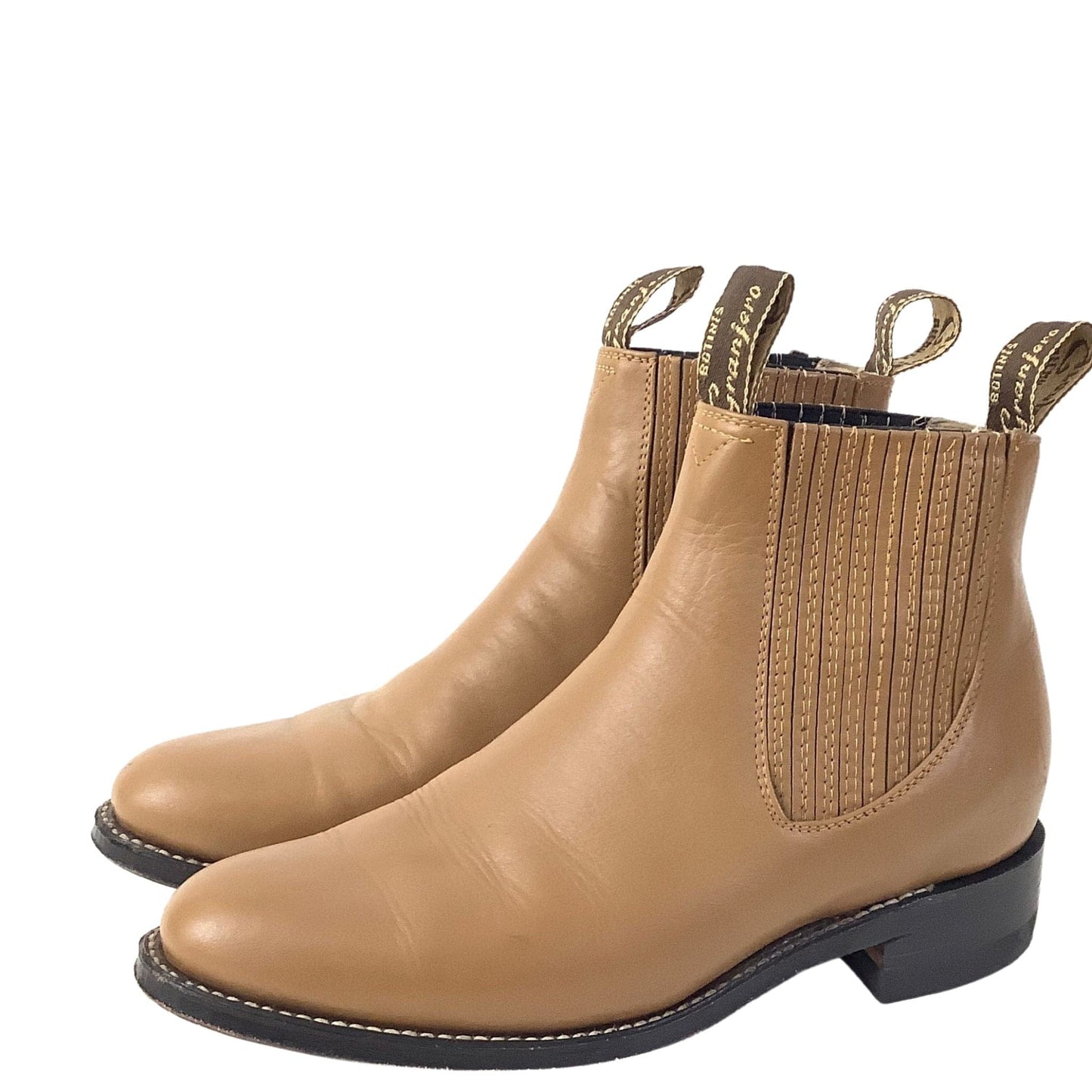 Y2K Leather Chelsea Boots 9 / Tan / Y2K - Now