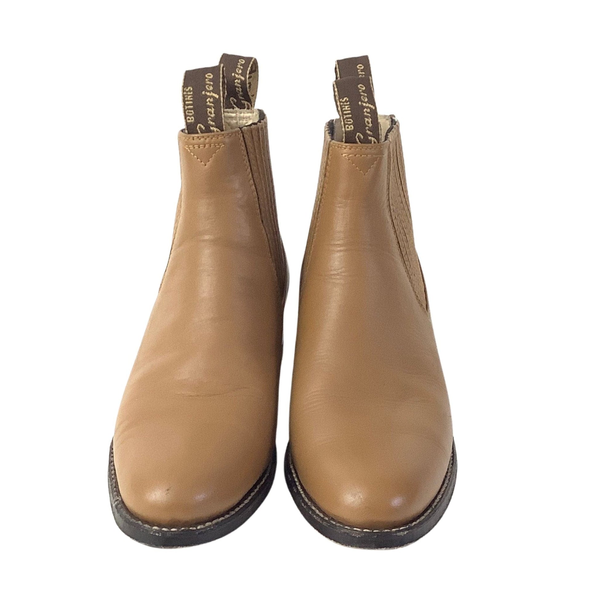 Y2K Leather Chelsea Boots 9 / Tan / Y2K - Now