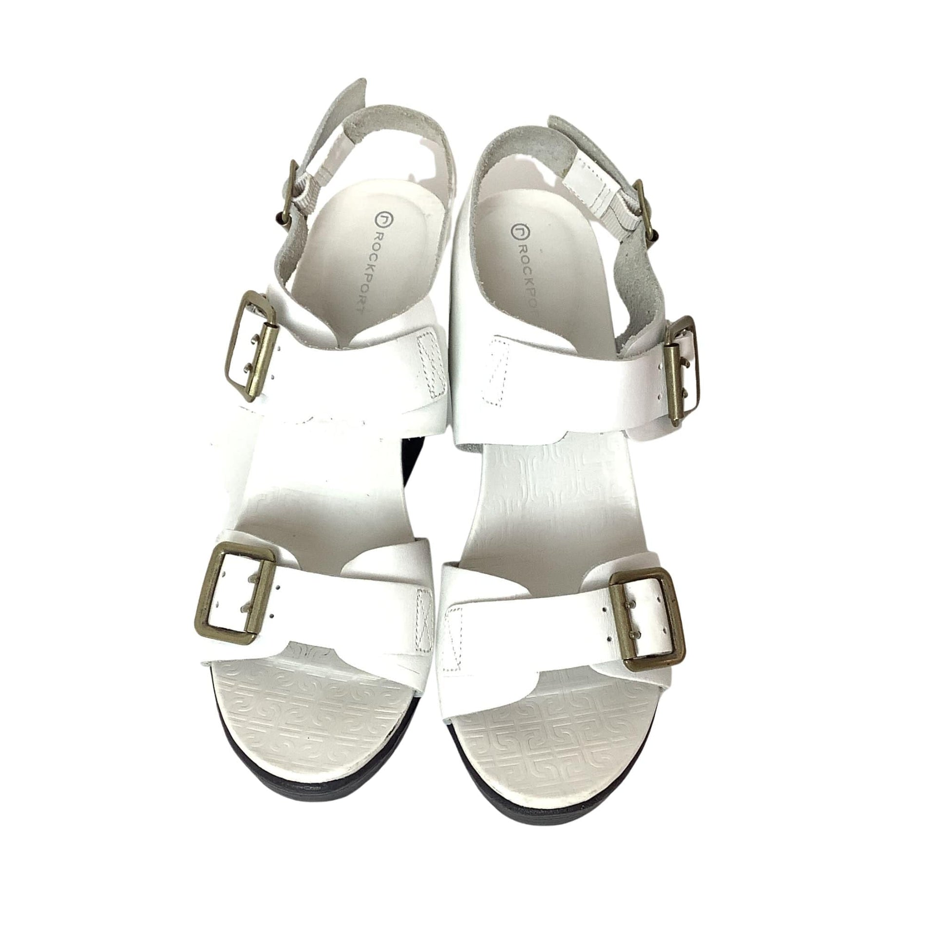 Y2K Lug Sole Sandals 7 / B&W / Y2K - Now