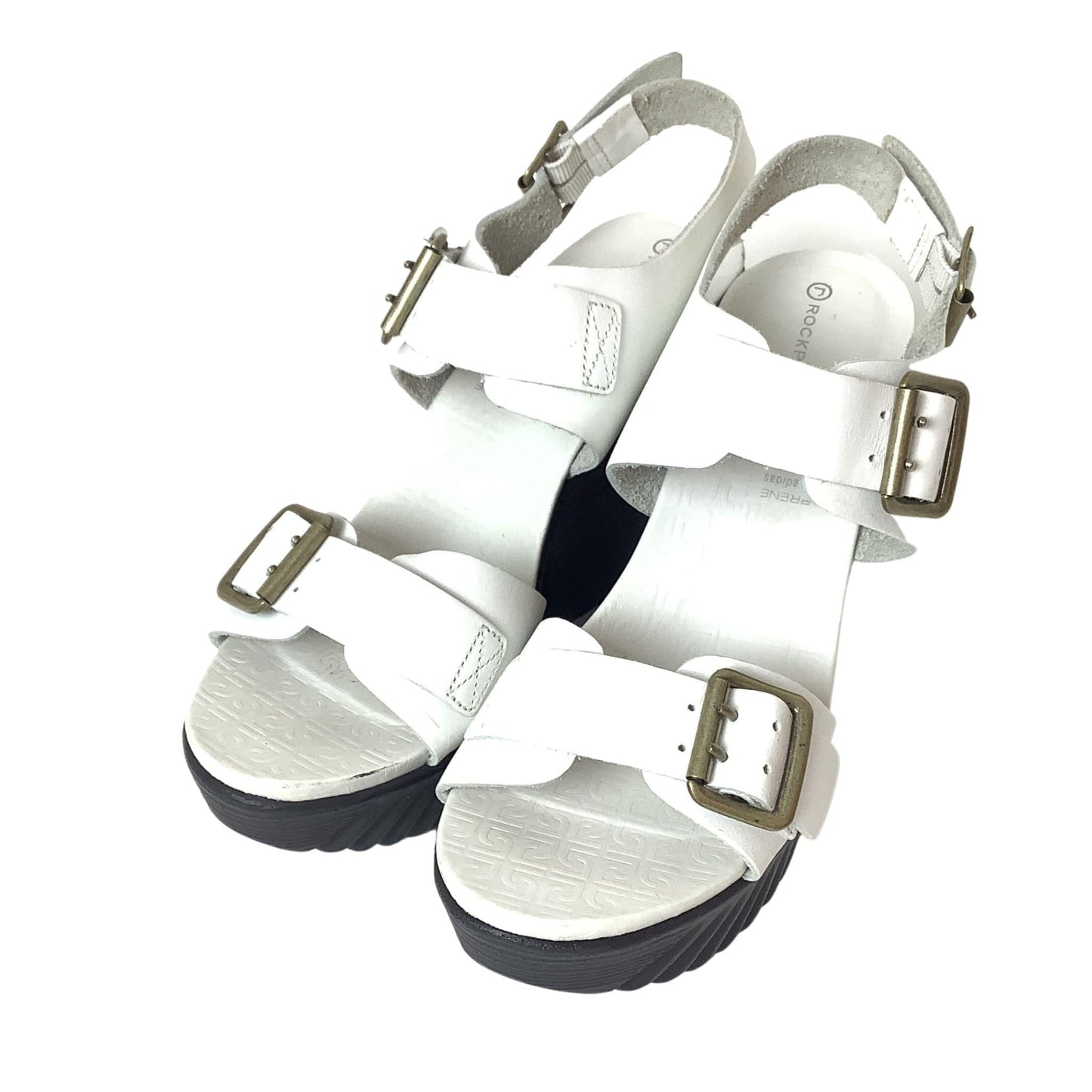 Y2K Lug Sole Sandals 7 / B&W / Y2K - Now