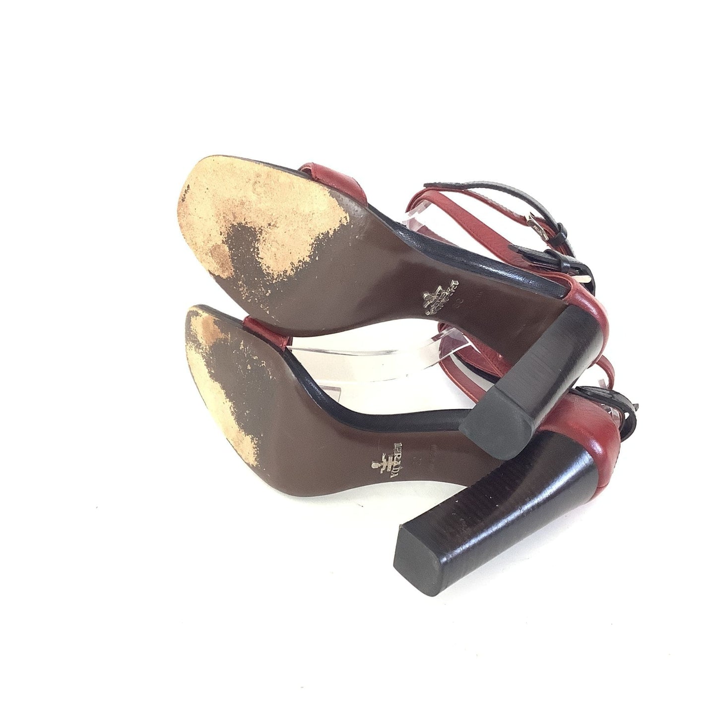 Y2K Prada Strappy Heels Multi / Leather / Y2K - Now