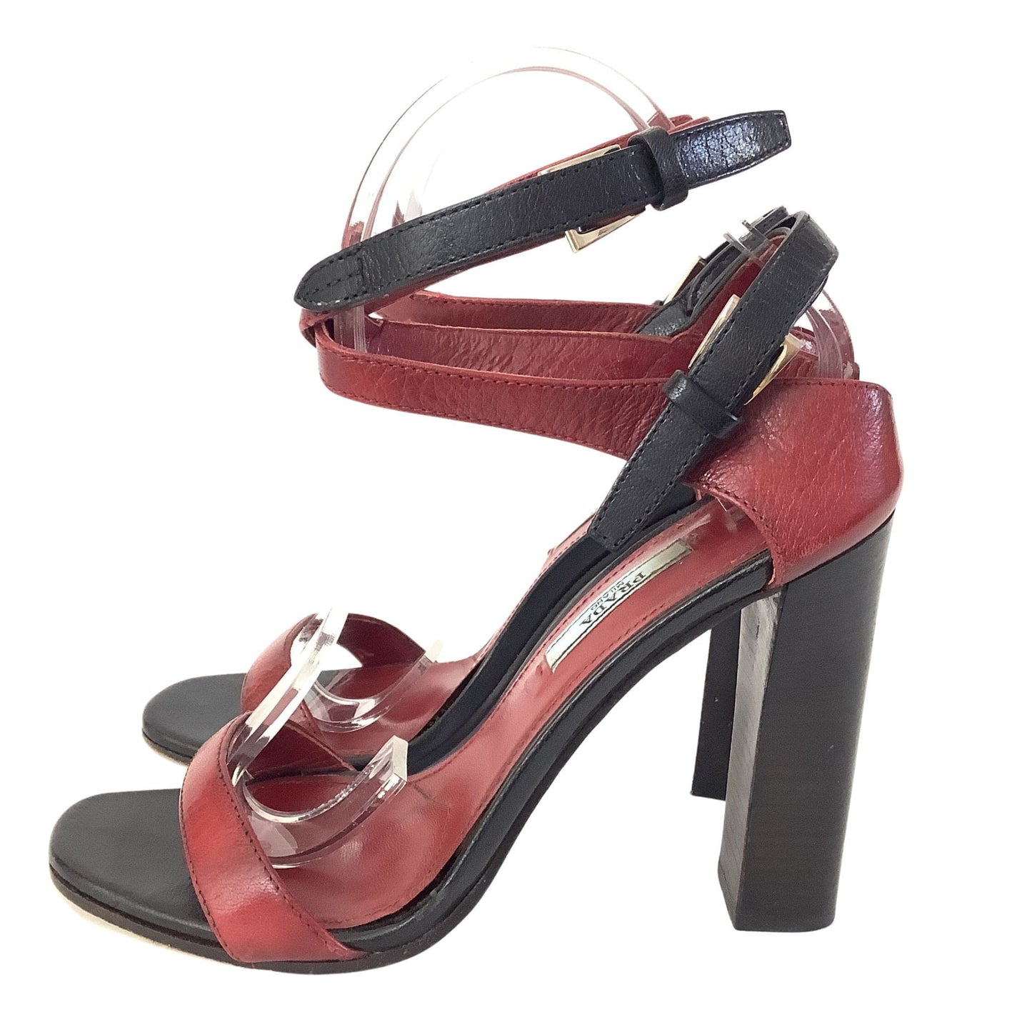 Y2K Prada Strappy Heels Multi / Leather / Y2K - Now