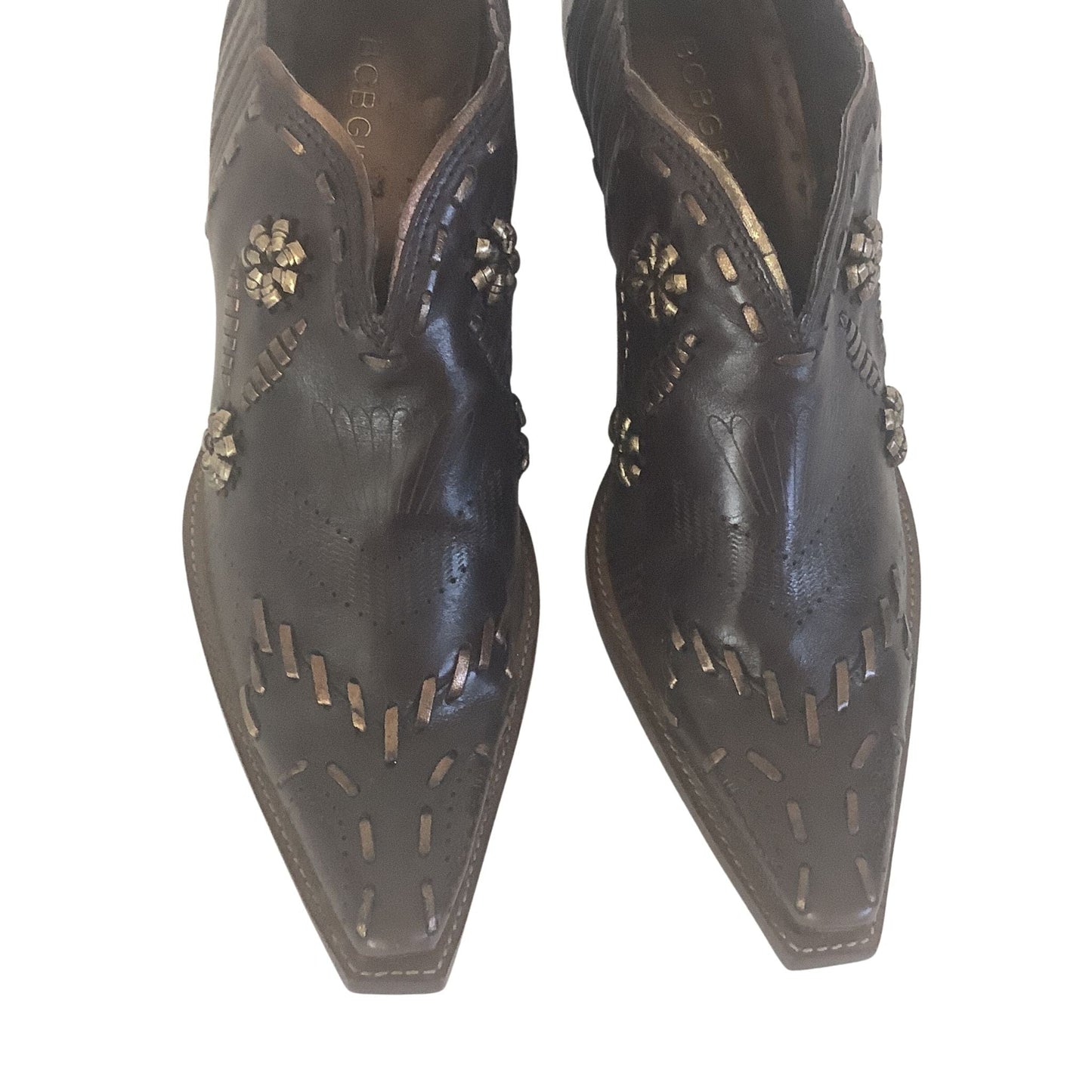 Y2K Western Booties 7 / Brown / Y2K - Now