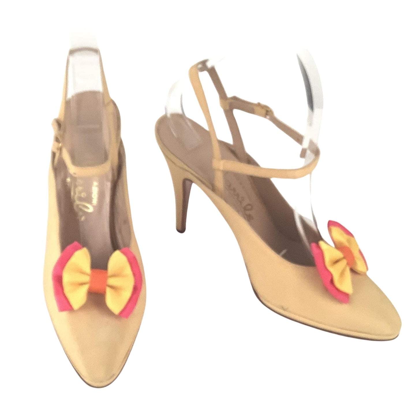 Yellow Fantasy Heels 9 / Yellow / Vintage 1990s