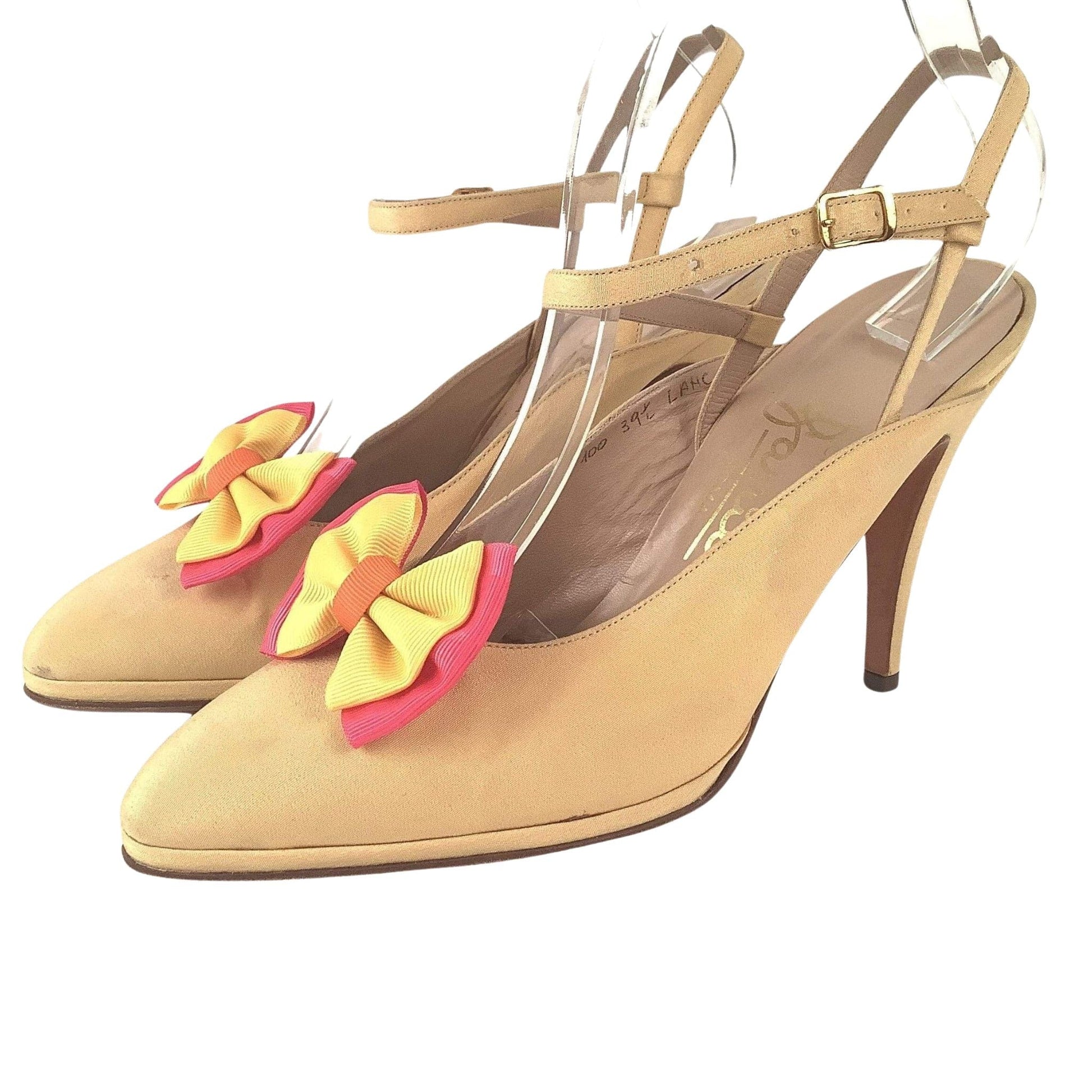 Yellow Fantasy Heels 9 / Yellow / Vintage 1990s