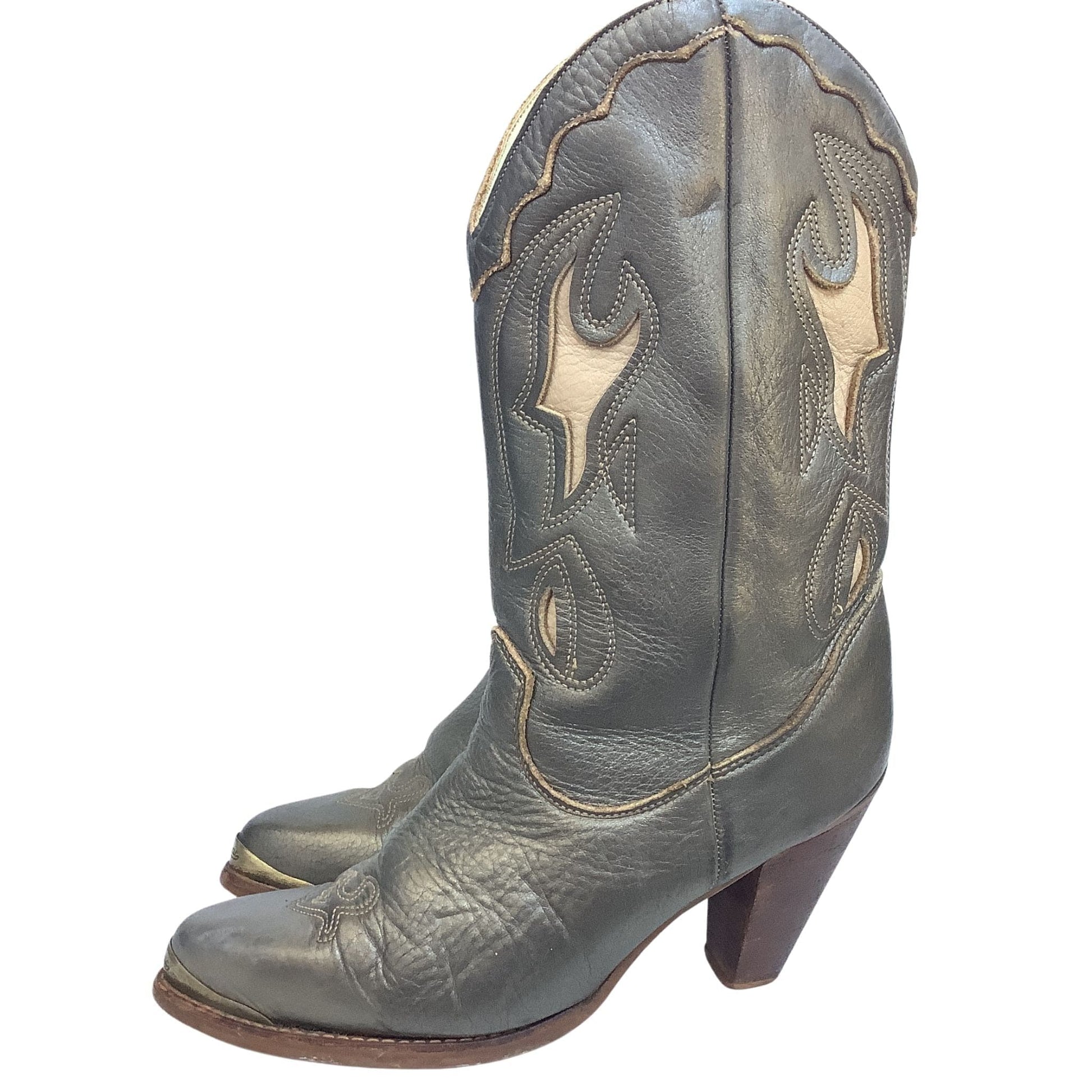 Zodiac Southwestern Boots 10.5 / Gray / Western