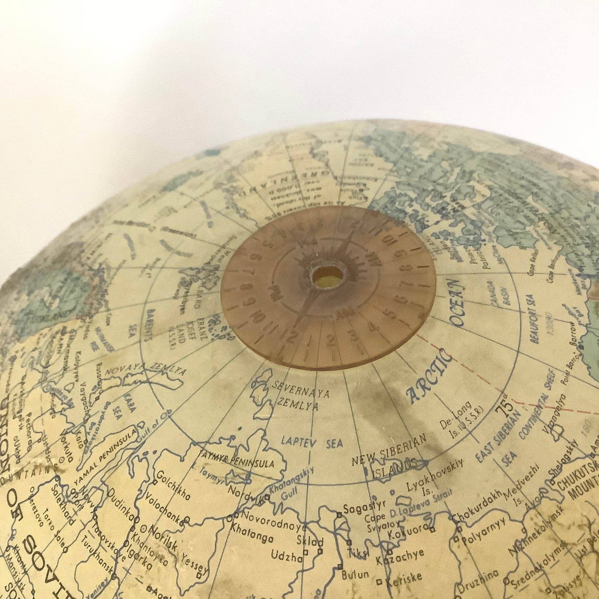 1950s Globe Lamp