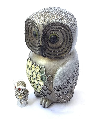 Hippie Owl Figurines
