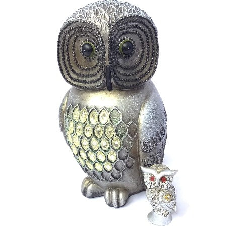 Hippie Owl Figurines