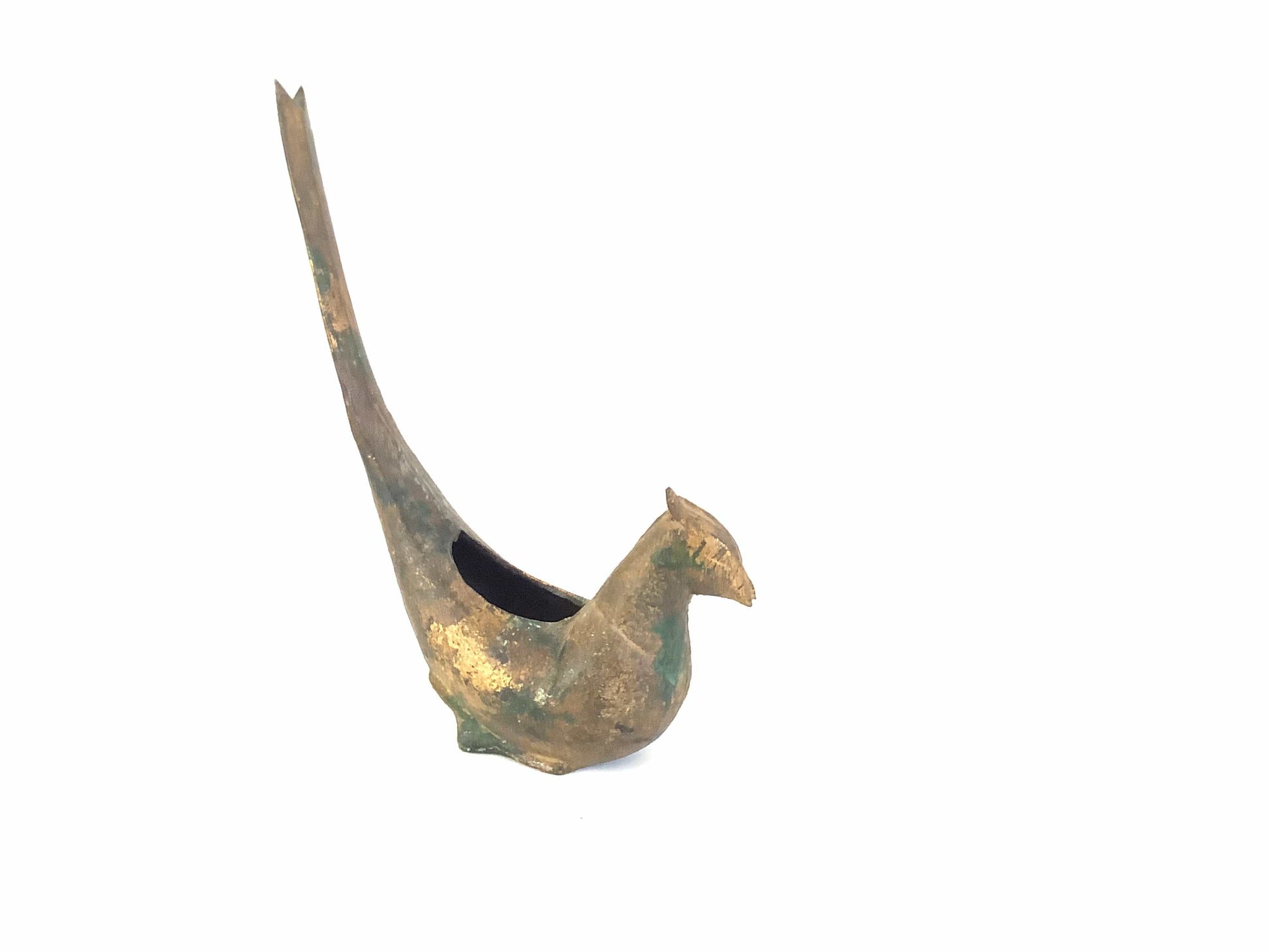 Cast Bronze Bird Figurine