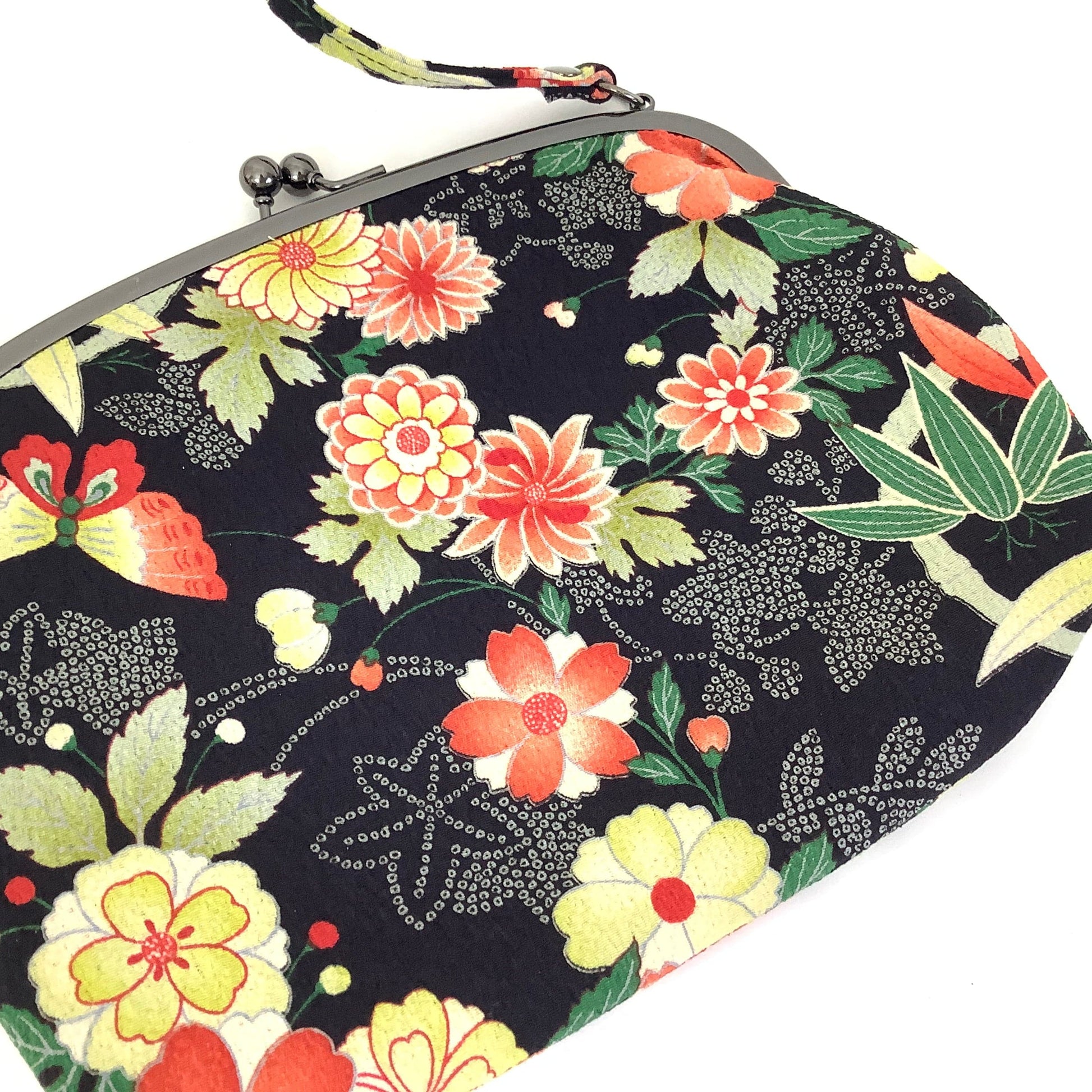 Kimono Bag Black Floral