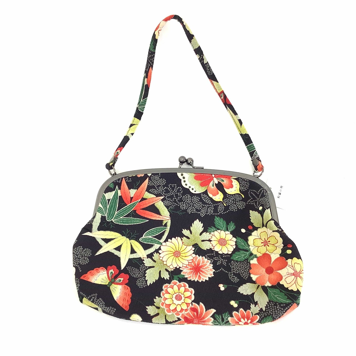 Kimono Bag Black Floral