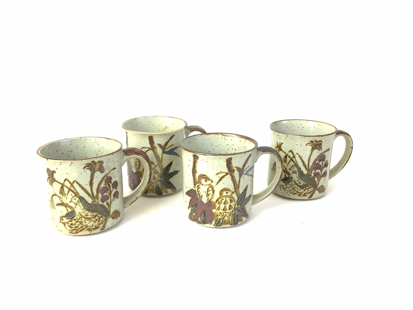 Quail Theme Ceramic Cups 4