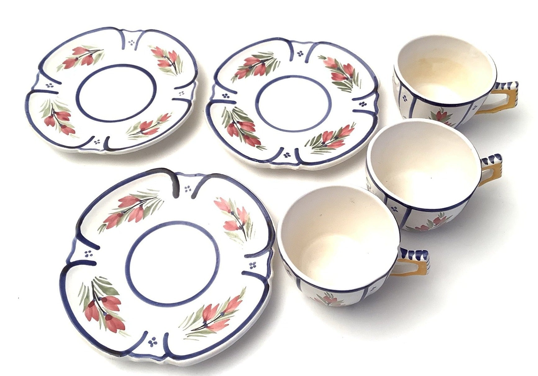 Quimper Cup Saucer Bundle