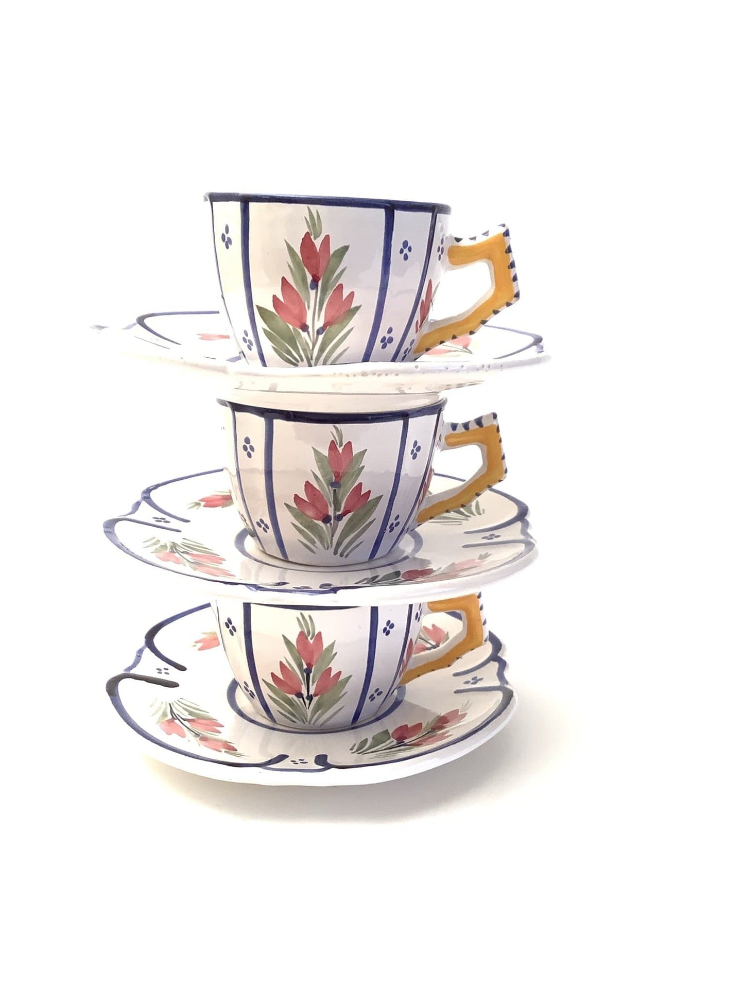 Quimper Cup Saucer Bundle