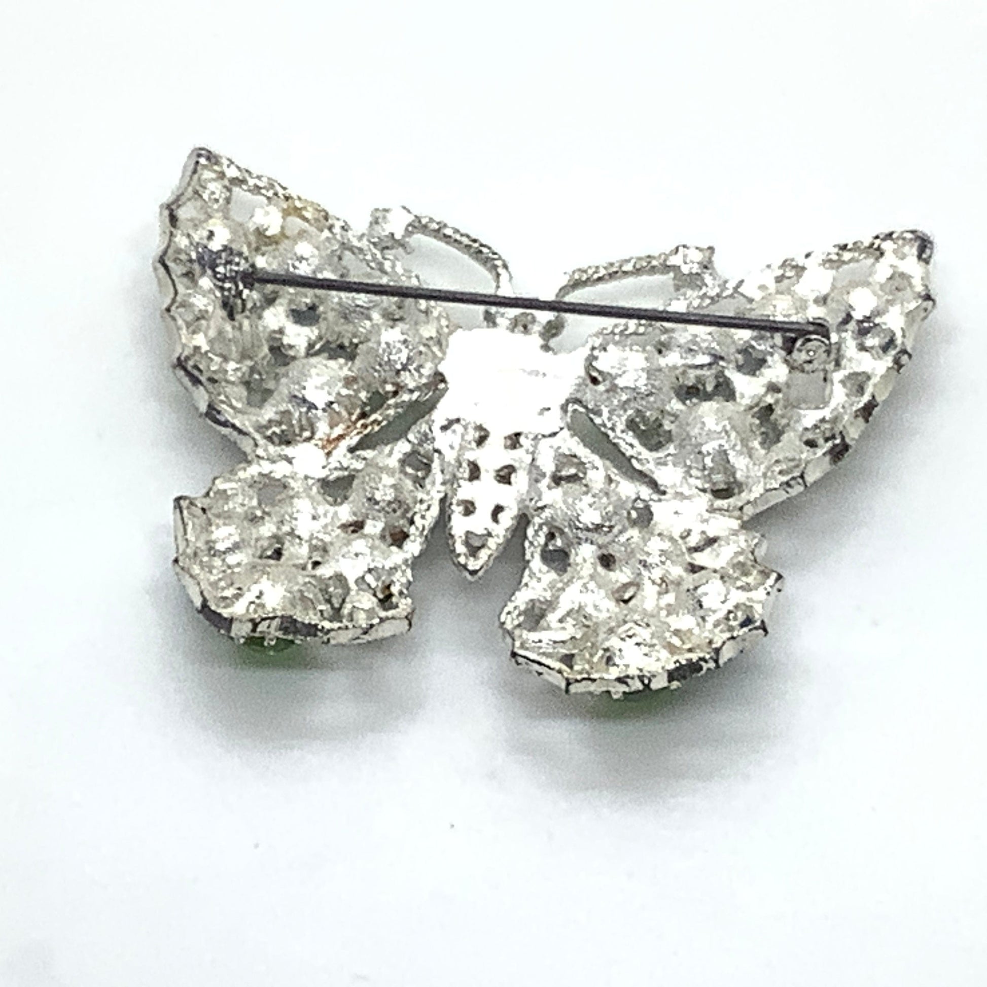 Rhinestone Butterfly Brooch