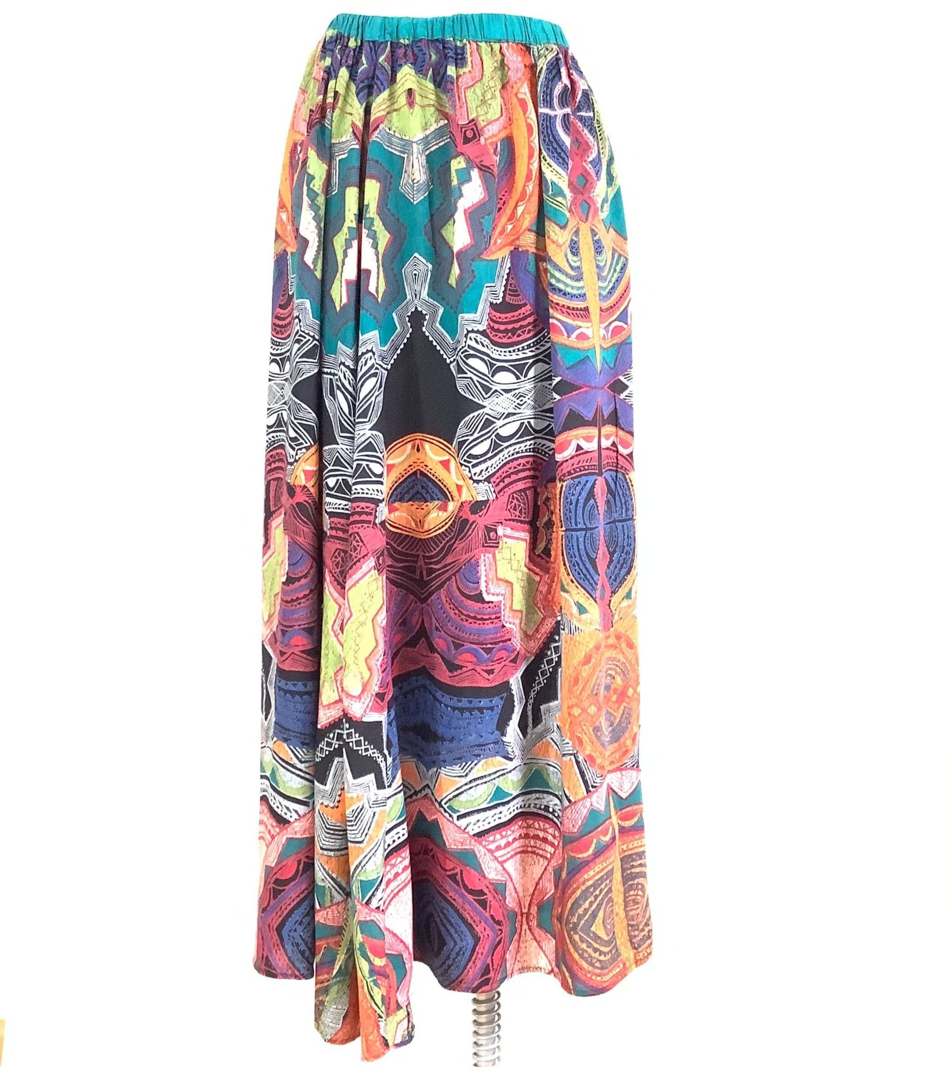 Vintage Angie Boho Long Skirt M