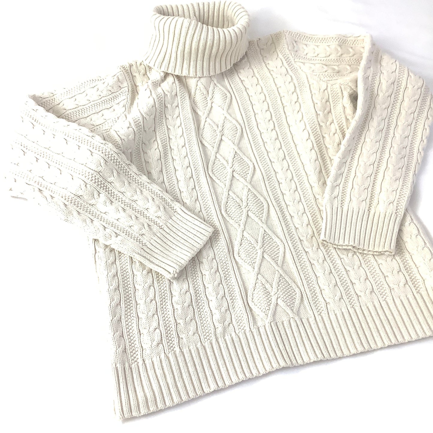 Vintage Cable Knit Pullover XS