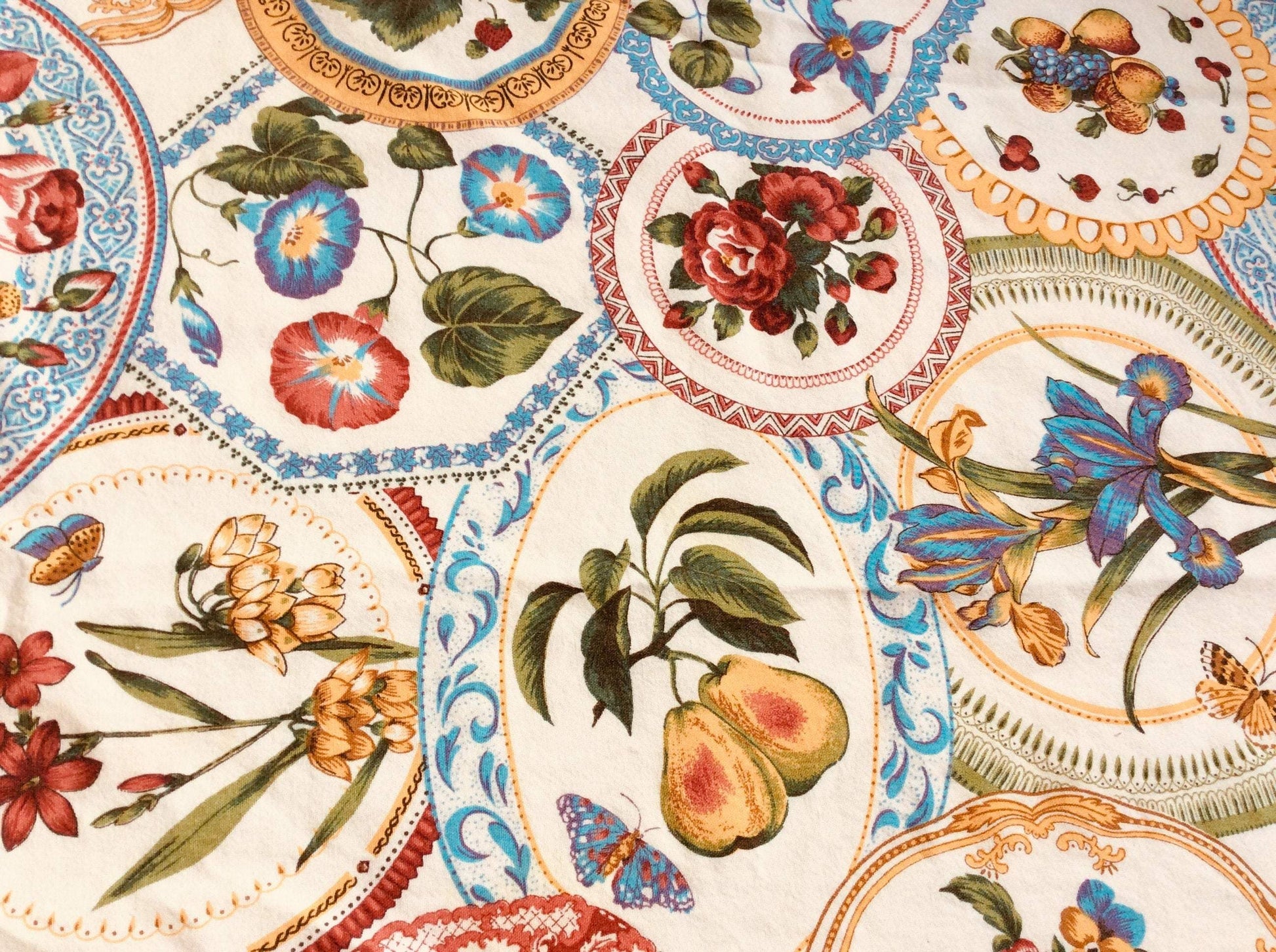 Vintage Botanical Tablecloth