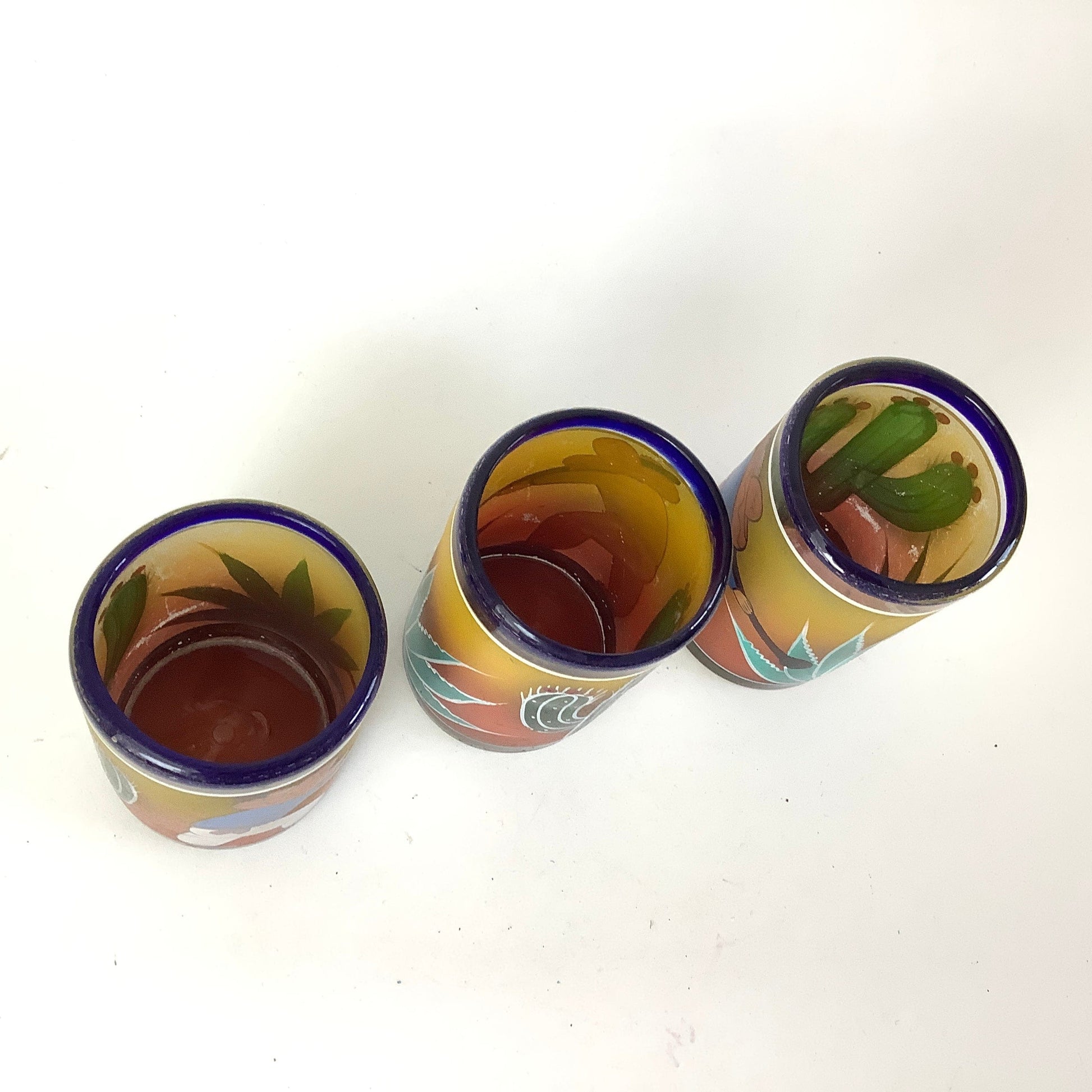 Vintage Handmade Glass Tumblers