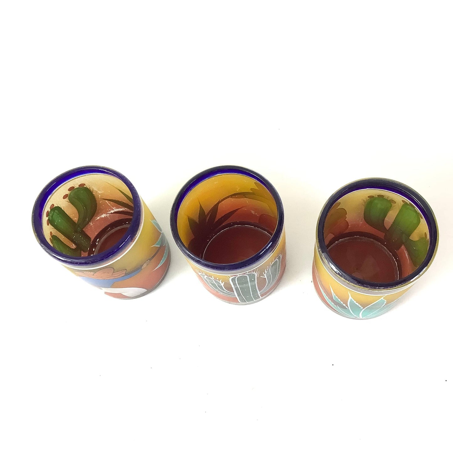 Vintage Handmade Glass Tumblers